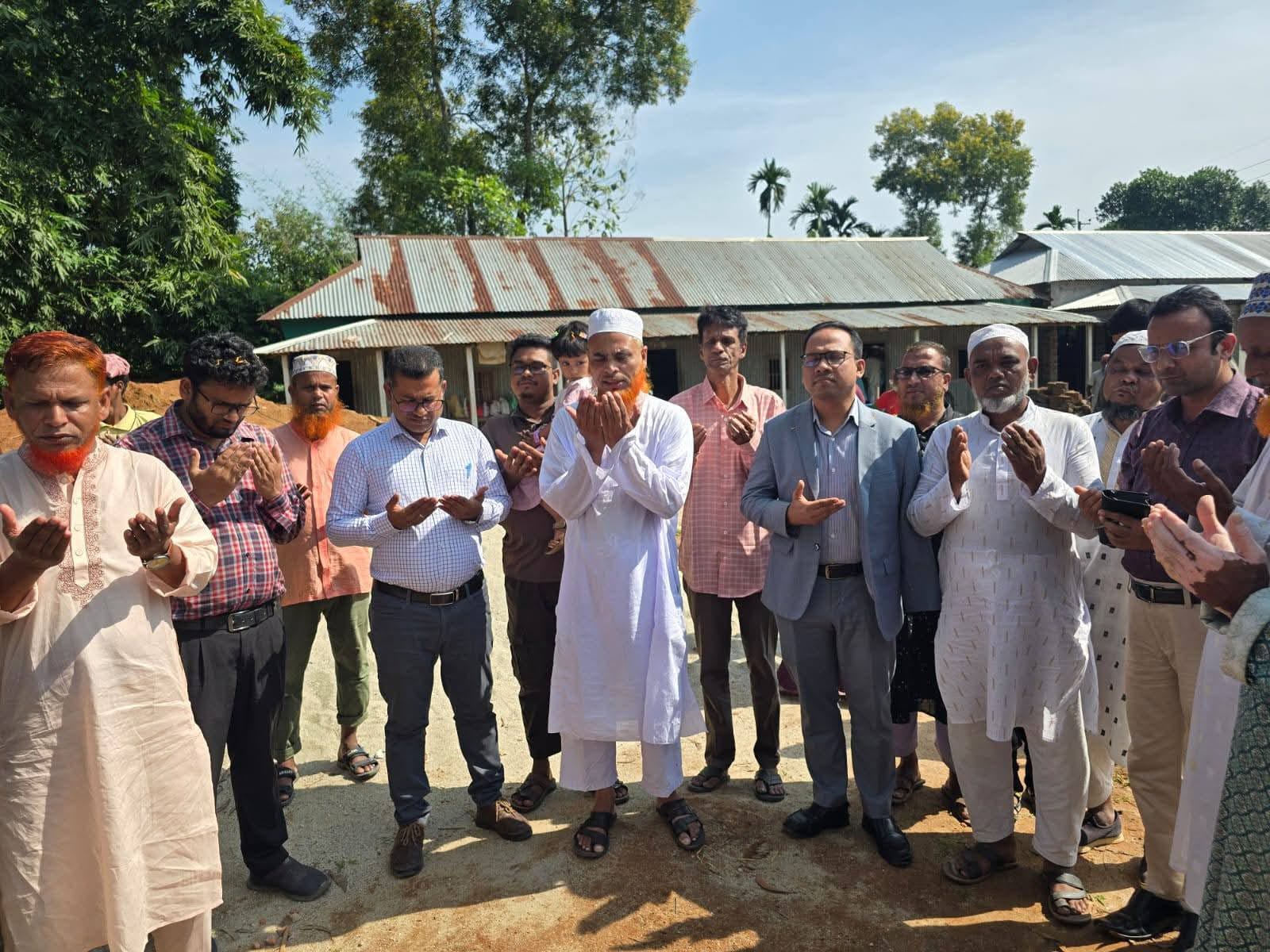 বোকারবাইদ দাখিল মাদ্রাসার ০৪ তলা ভবনের প্রথম তলার কাজের উদ্বোধন